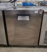 Delfield Sadia Refrigeration RS10100U-R stainless steel undercounter fridge
