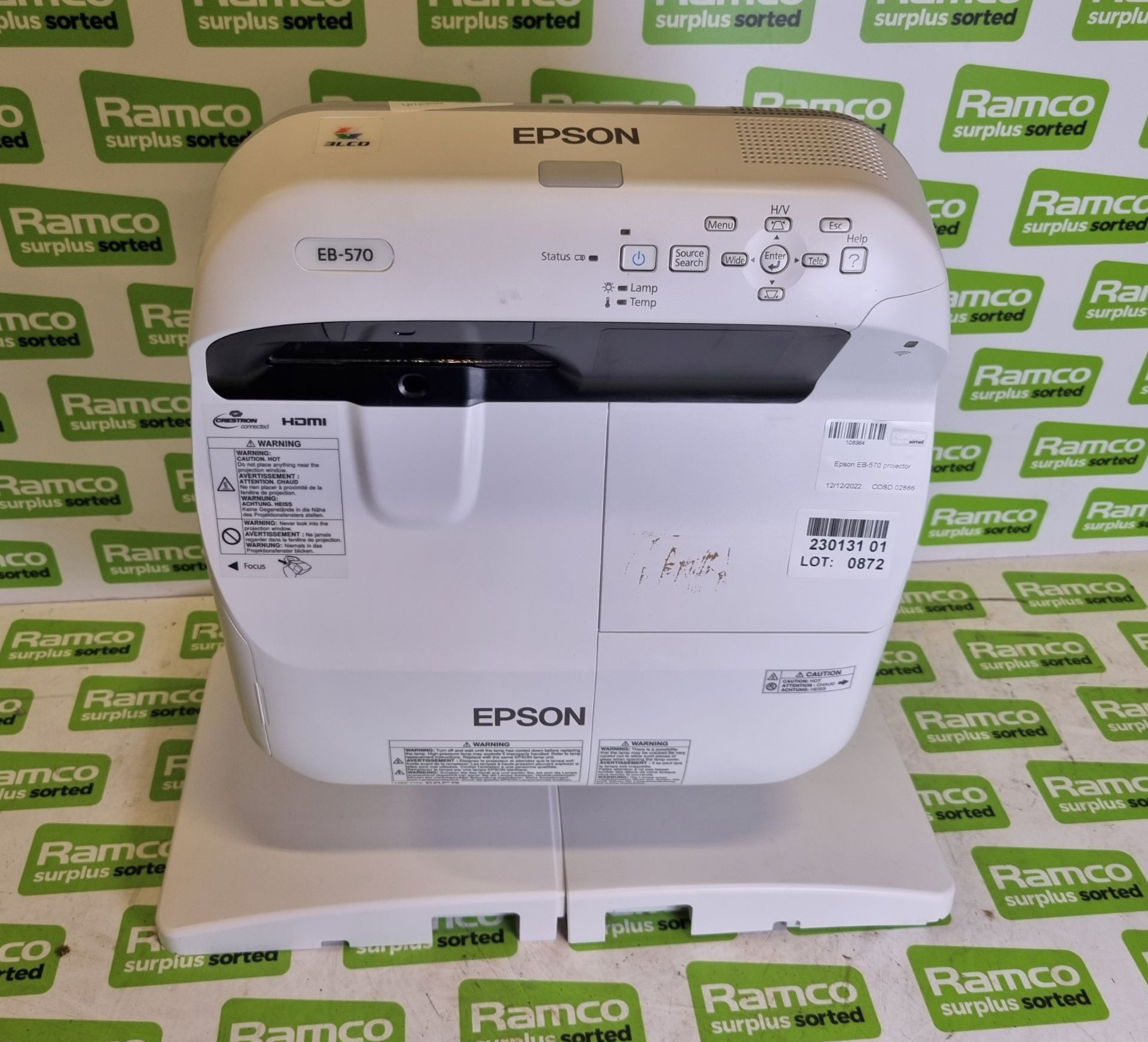 Epson EB-570 projector - Image 2 of 4
