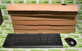 5x Lenovo Essential wireless keyboard and mouse sets