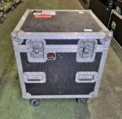 Black flight case - 62x60x72cm