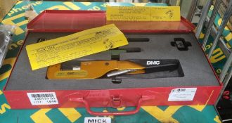 DMC HX4 open frame crimping tool - in box with accessories