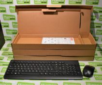 3x Lenovo Essential wireless keyboard and mouse sets