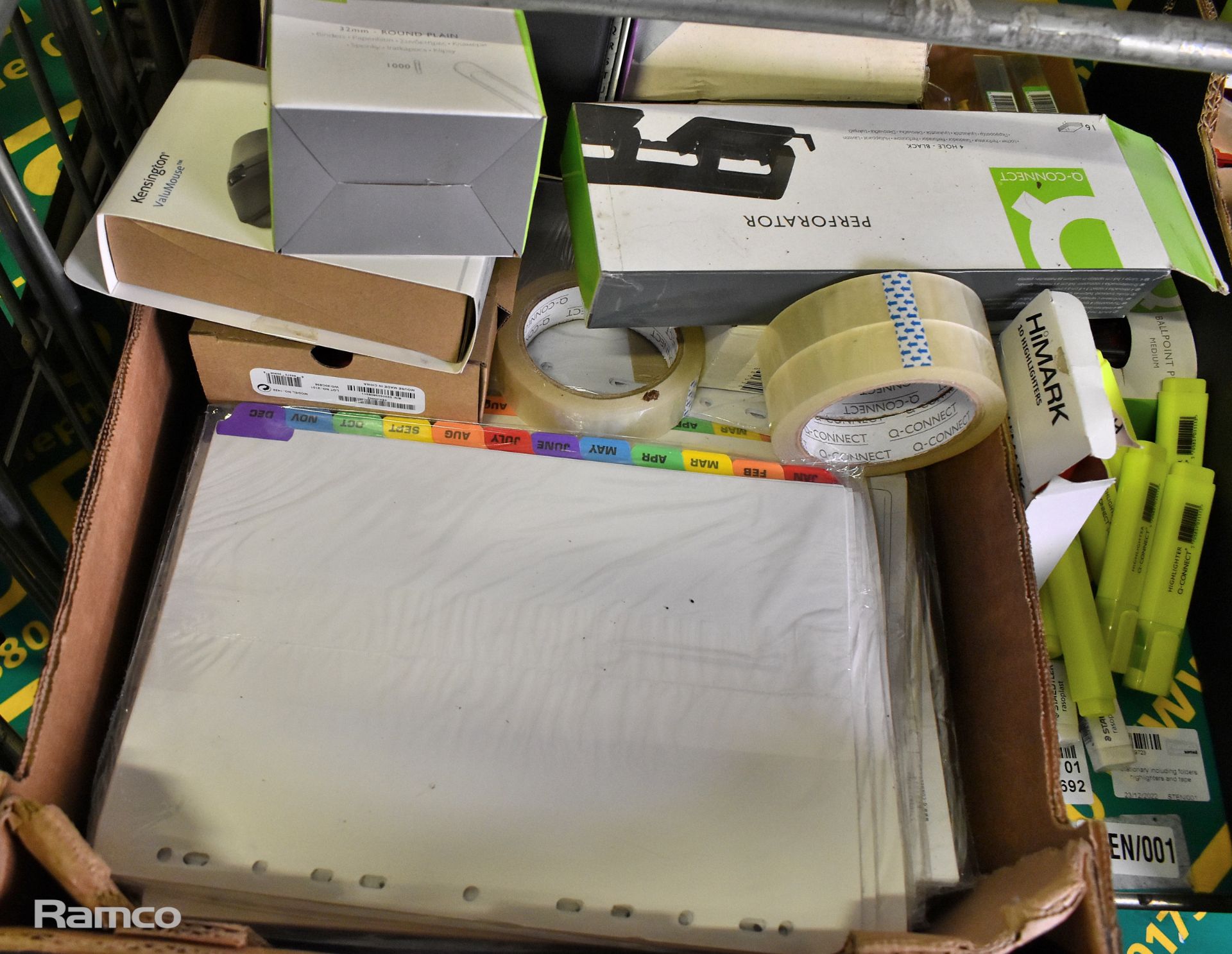 Stationary including folders, highlighters and tape - Image 4 of 7