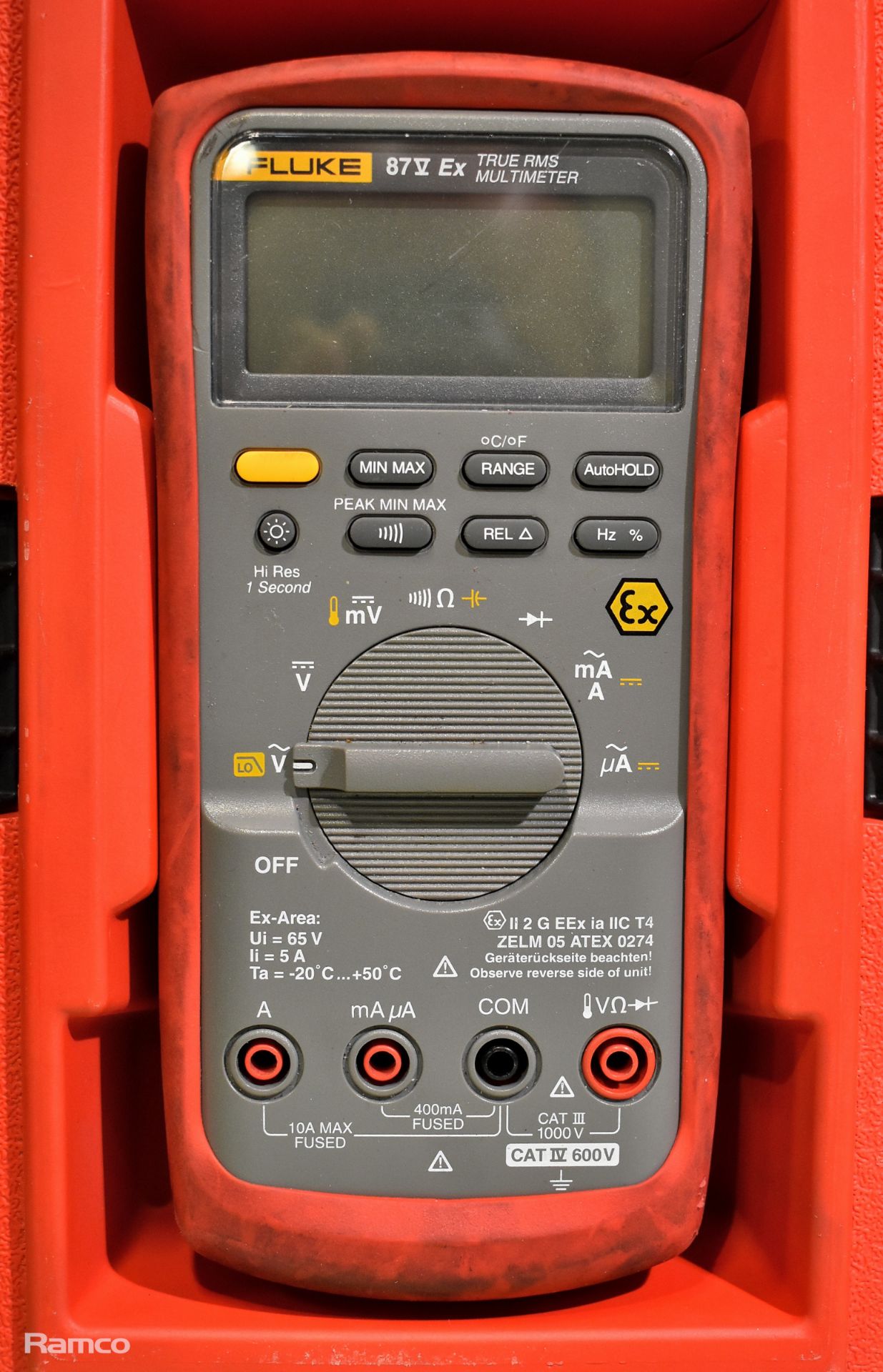 4x Fluke 87V-EX True RMS multimeters - Image 2 of 5