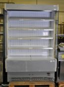 Interlevin SPEED P.76 display fridge with 4 shelves and thermal shutter - dented at bottom