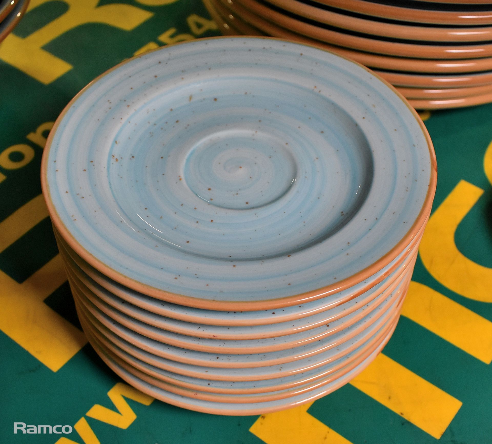 Bonna Premium Porcelain Aura Aqua crockery set: cups, saucers, plates and bowls - Image 2 of 4