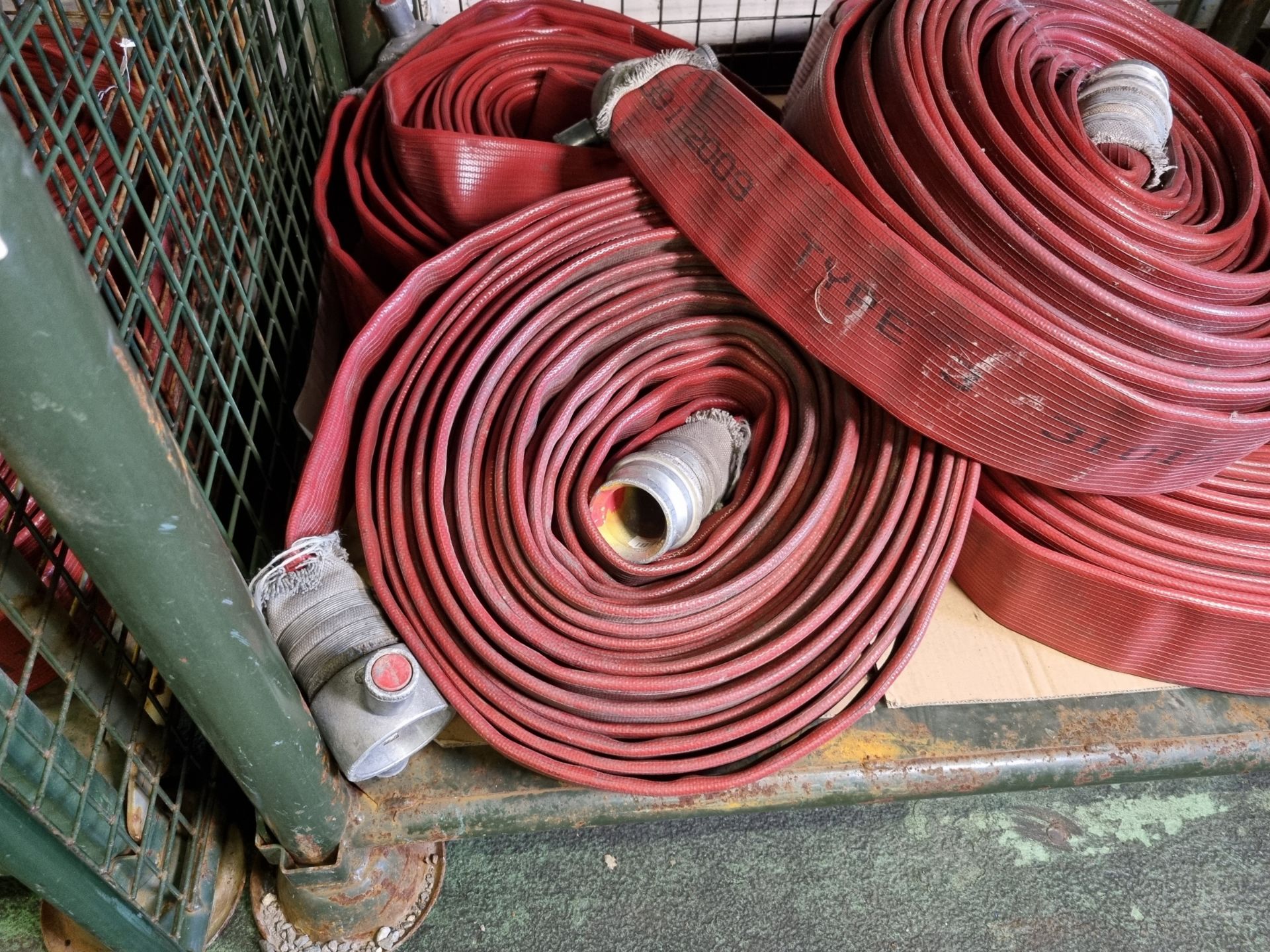 5x Angus Duraline BS 6391 2009 Type 3 31015 Layflat Fire Hoses - approx. 22.5m long, 70mm diameter - Bild 3 aus 3