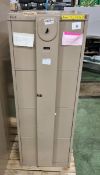 Lockable 4 drawer filing cabinet (key included) - 67x48x133cm