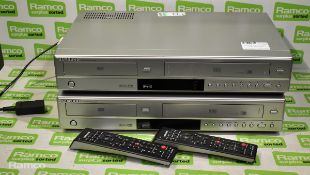 2x Samsung V5600 VCR DVD players with remote