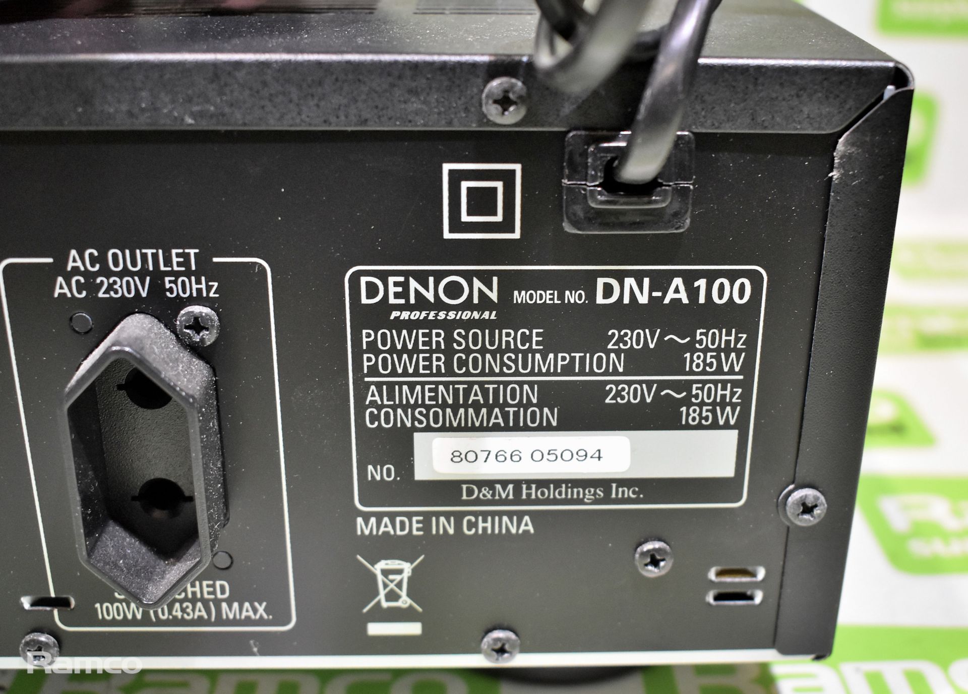 Denon DN-A100 stereo integrated amplifier - Image 4 of 4