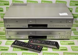 2x Samsung V5600 VCR DVD players with remote