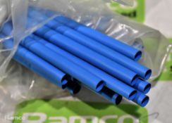 Sleeving-100 PVC cable sleeving - 12 x 120cm lengths