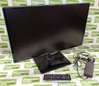 Samsung T24D390EW 24 inch Television - with power supply & remote