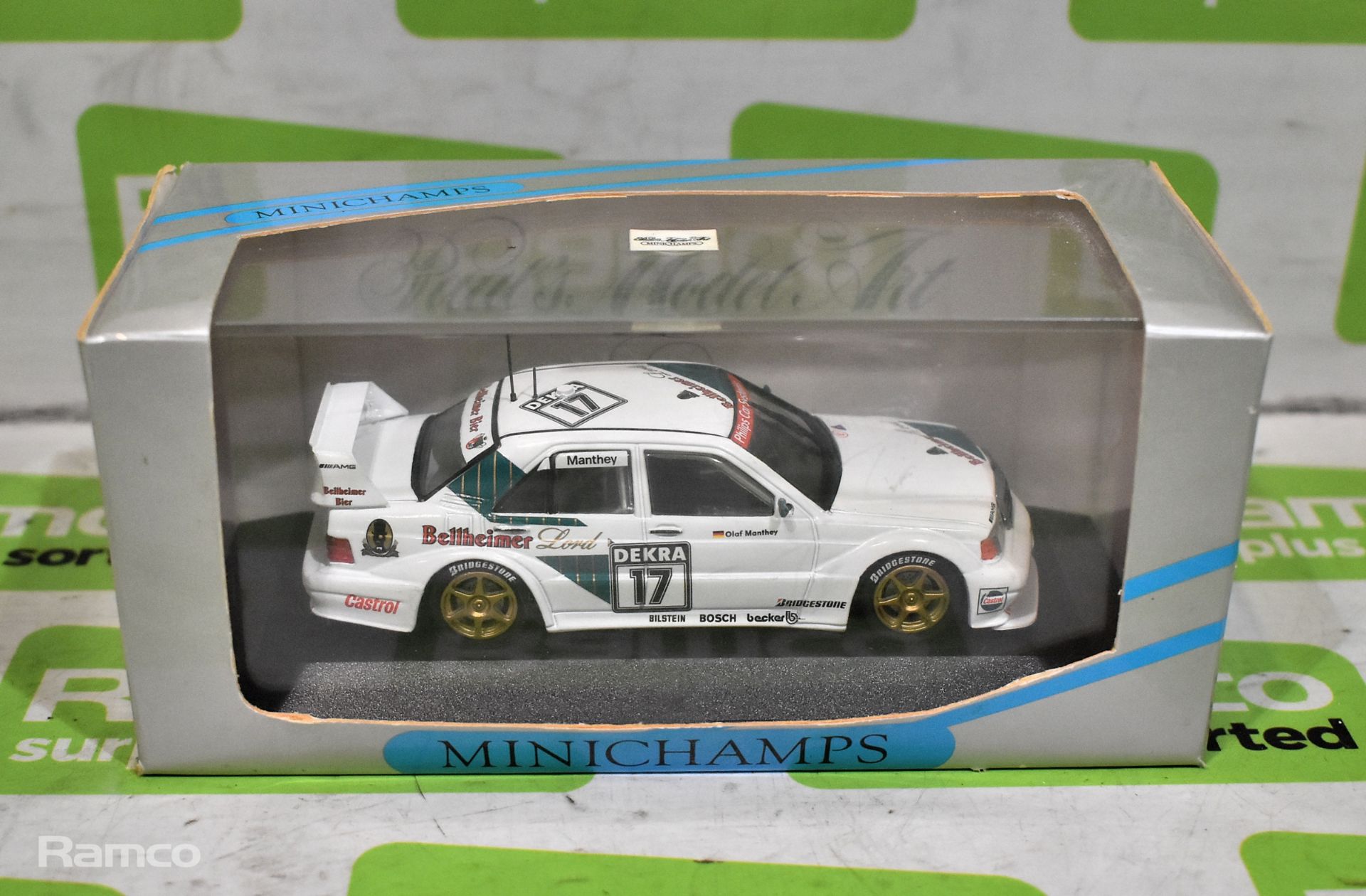 Minichamps Paul’s Model Art Mercedes 190 Evo 2 – DTM 1993 – O. Manthey – 1:43 metal model car
