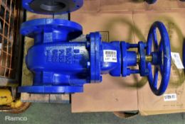 HUK DN100 GG25 PN16 NRS type gate valve