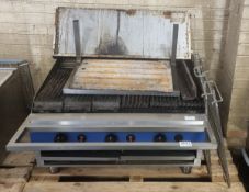 Blue Seal stainless steel gas chargrill unit