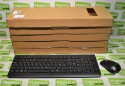 5x Lenovo Essential wireless keyboard and mouse sets