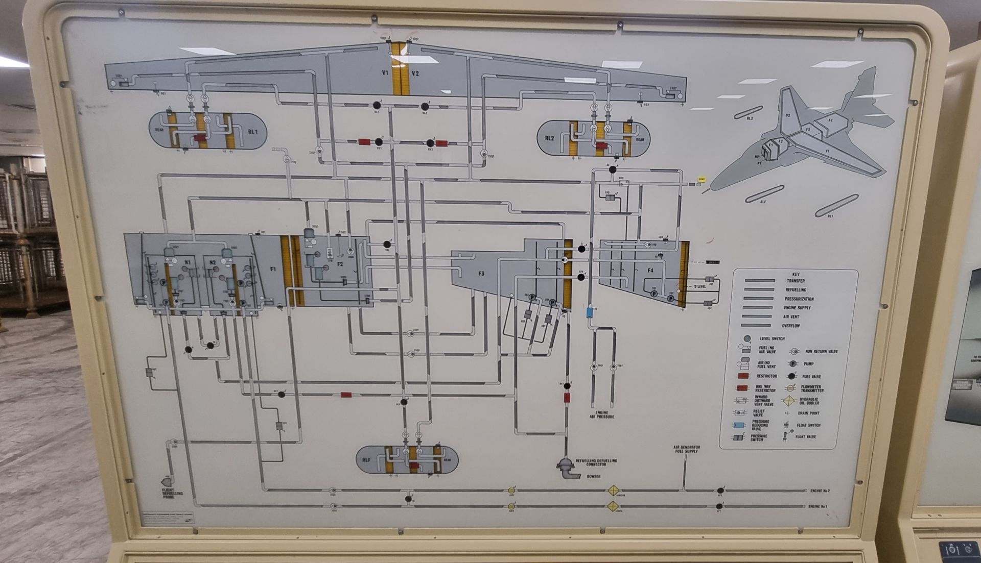 Pennant Trainers & Simulators - Aircraft fuel system - Serial No ADU 007 - 240V 50Hz - L150 x W70 x - Image 3 of 7