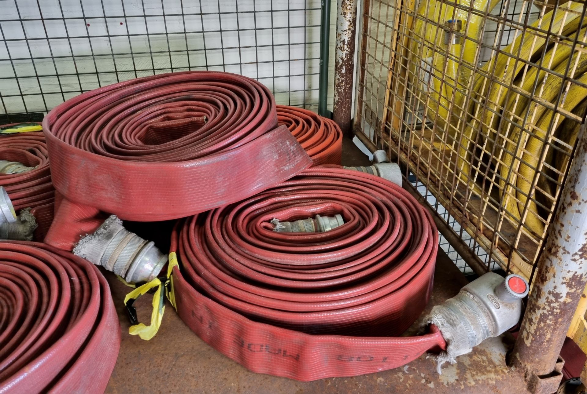 5x Angus Duraline BS 6391 2009 Type 3 31015 Layflat Fire Hoses - approx. 22.5m long, 70mm diameter - Bild 2 aus 4