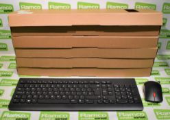 5x Lenovo Essential wireless keyboard and mouse sets