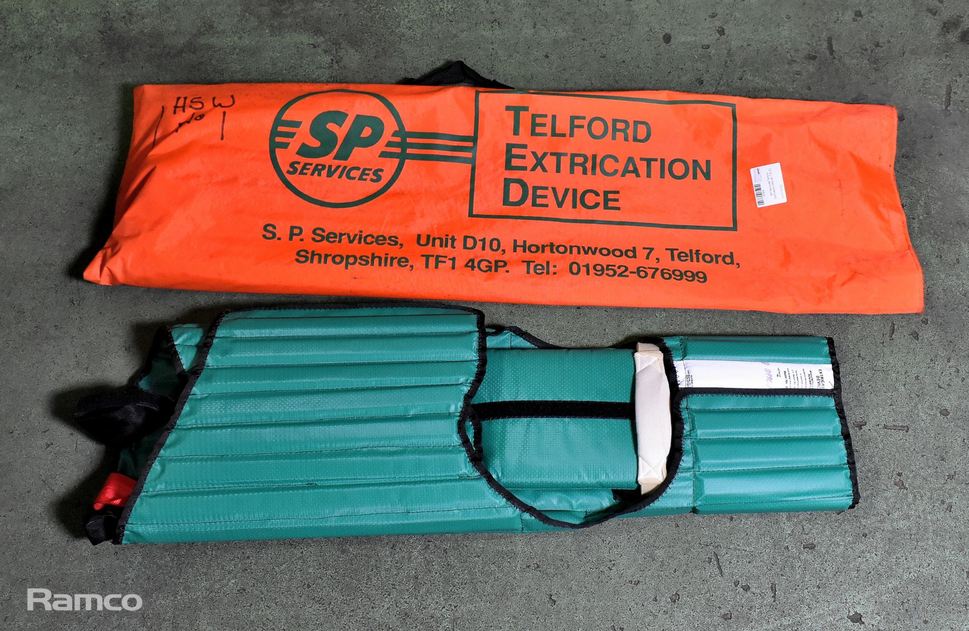 2x Ferno Kendrick Extrication Devices (K.E.D), 3x SP Services Telford Extrication Devices (T.E.D) - Bild 2 aus 3