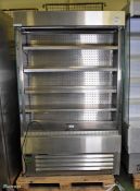 Frost-tech SD60/120 display fridge with 4 shelves and thermal shutter