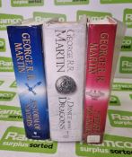 A Dance with Dragons by George R.R Martin - London 2011, A Feast for Crows by George R.R Martin - Ne