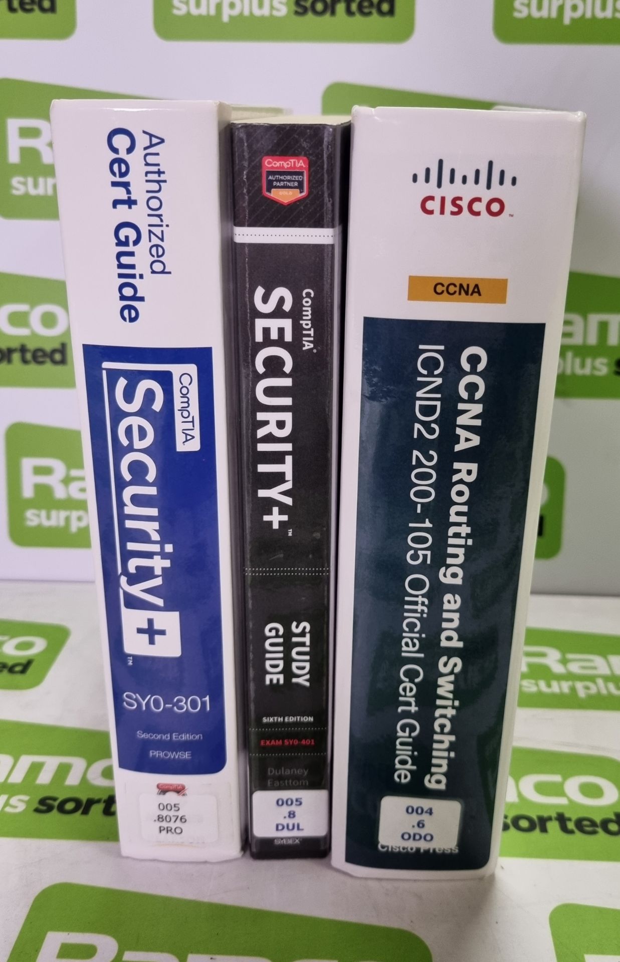CCNA Routing and Switching ICND2 200-105 Official Cert Guide, CompTIA Security+ Study Guide (Exam SY
