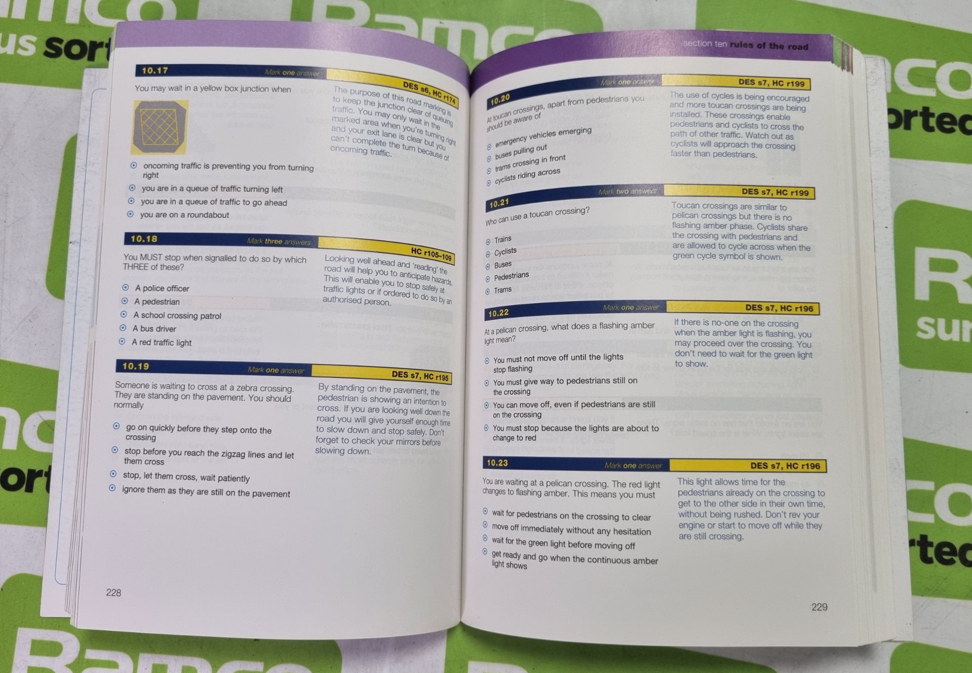 2x The Official DVSA Theory Test for Drivers of Large Vehicles, 2x The Professional LGV Driver's Han - Image 13 of 19