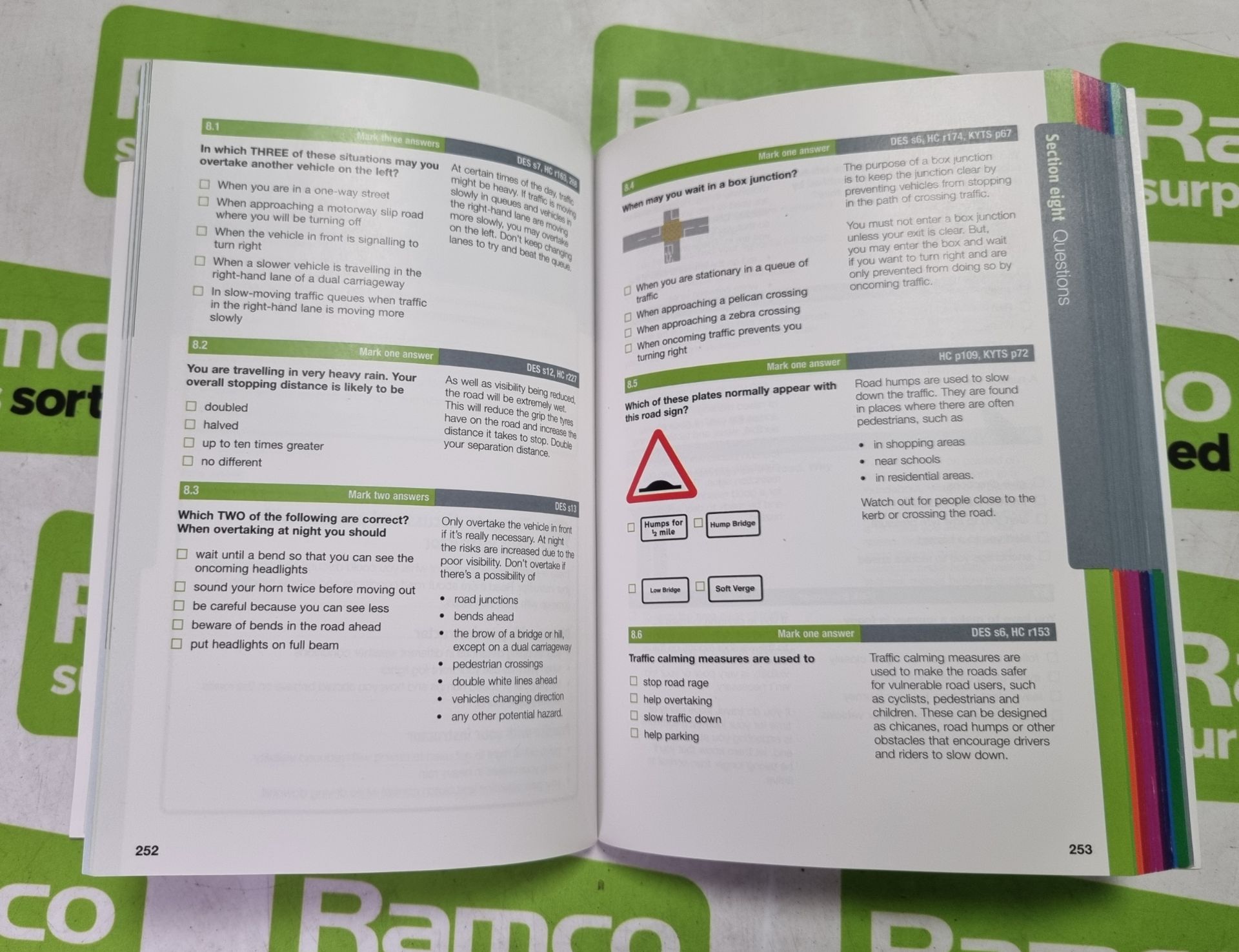 2x The Official DVSA Theory Test for Drivers of Large Vehicles, 2x The Professional LGV Driver's Han - Image 11 of 19