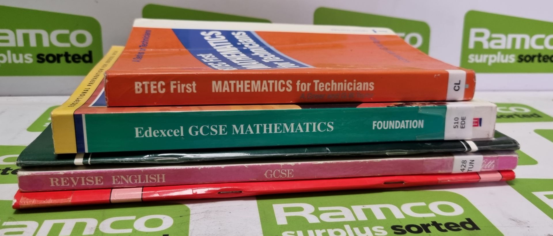 BTEC first Mathematics for Technicians, Edexcel GCSE Mathematics, Revise English GCSE, GCSE Mathemat