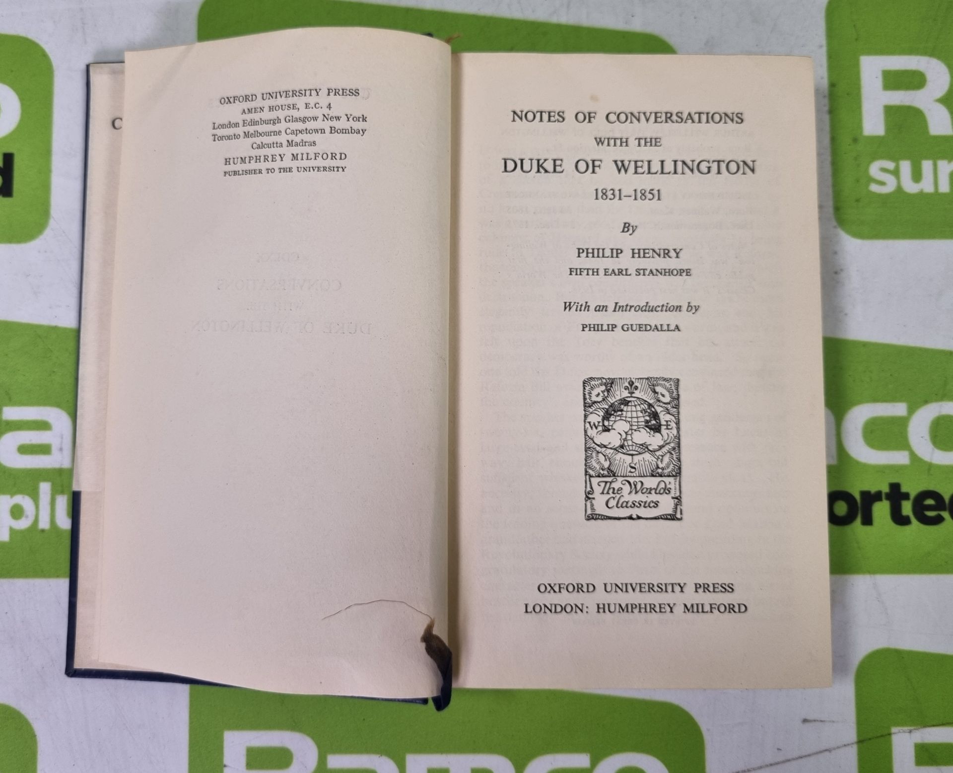 Napoleon's Victory : Carola Oman - London 1966, Conversations with the Duke of Wellington - Image 15 of 17