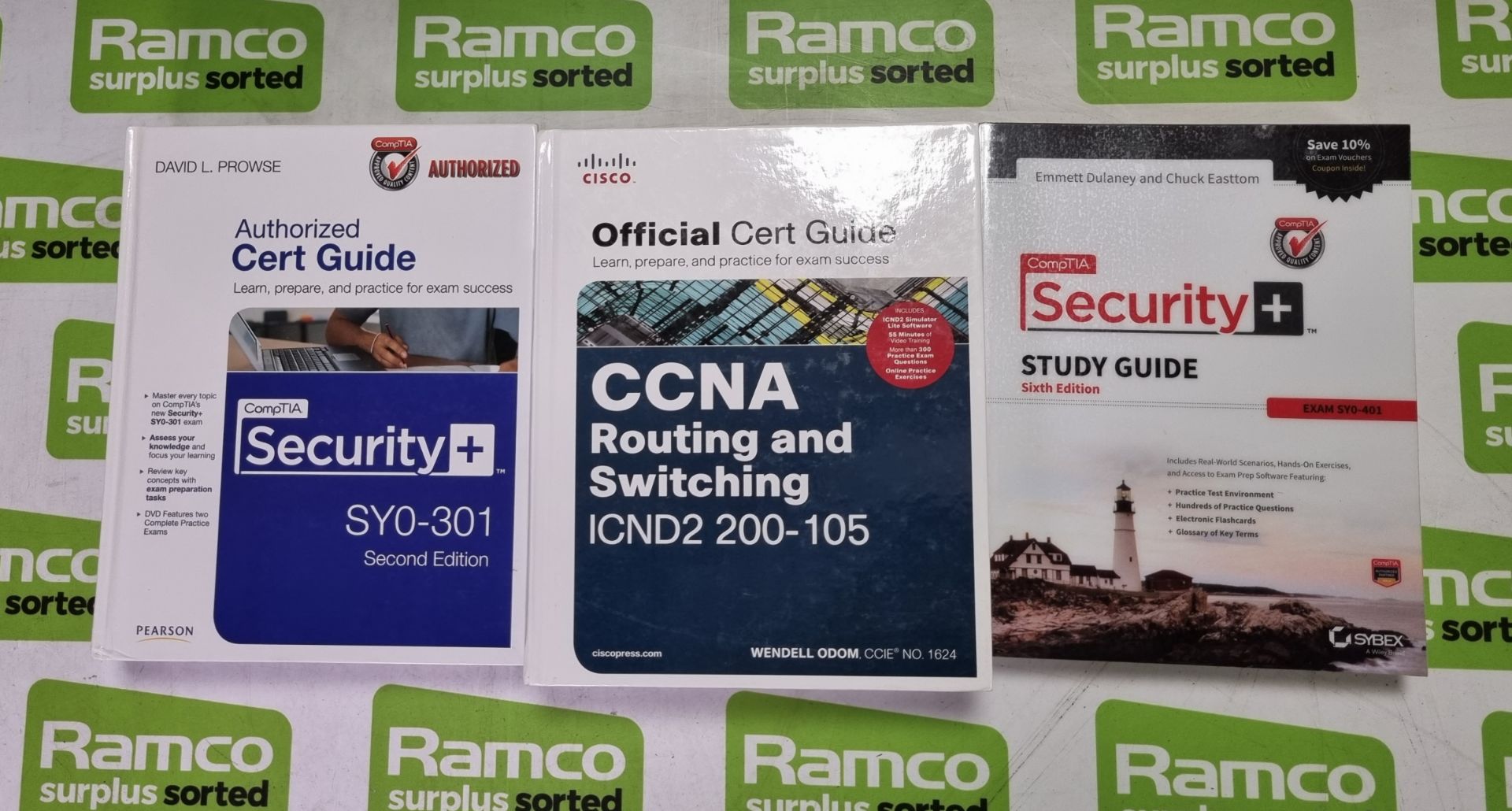 CCNA Routing and Switching ICND2 200-105 Official Cert Guide, CompTIA Security+ Study Guide (Exam SY - Image 2 of 8