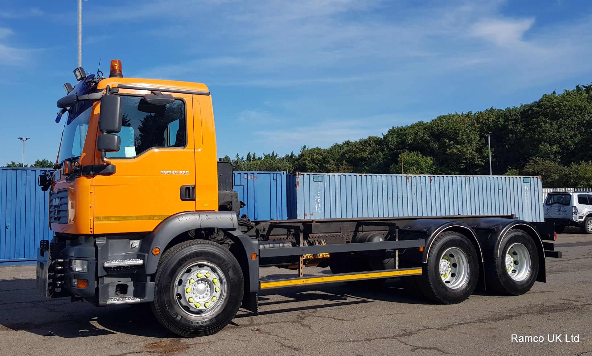 2008 (reg WX08 MVL) MAN TGM 26.330 6x4 chassis cab truck.