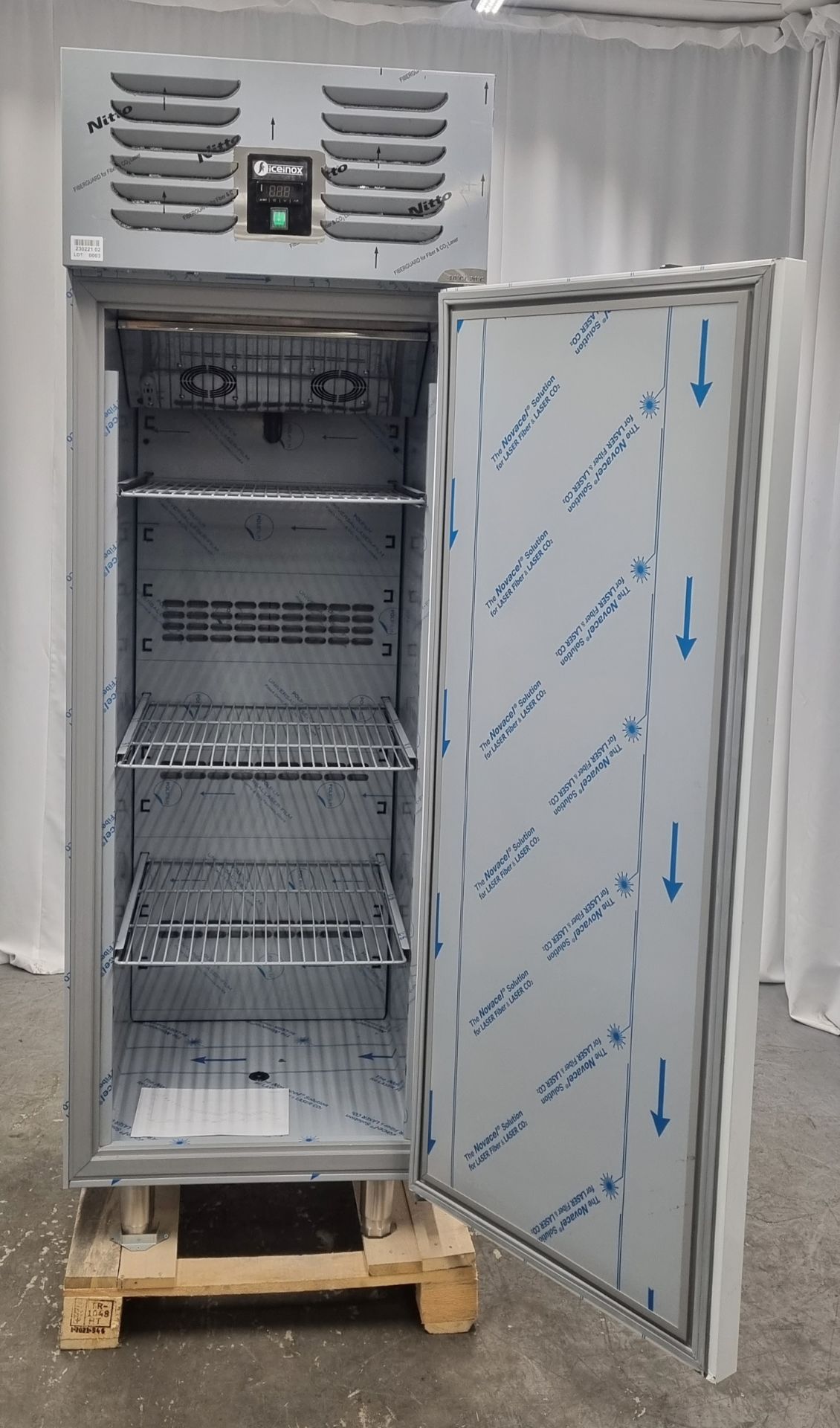 Iceinox VTS 610 N CR stainless steel upright, single door freezer - Image 2 of 11