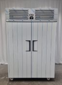 Iceinox VTS 1340 CR stainless steel upright, double door refrigerator