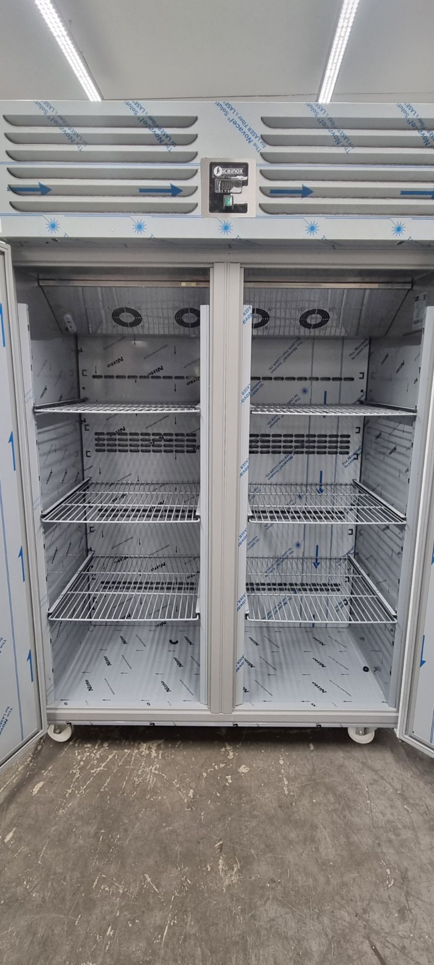 Iceinox VTS 1340 CR stainless steel upright, double door refrigerator - Image 3 of 11
