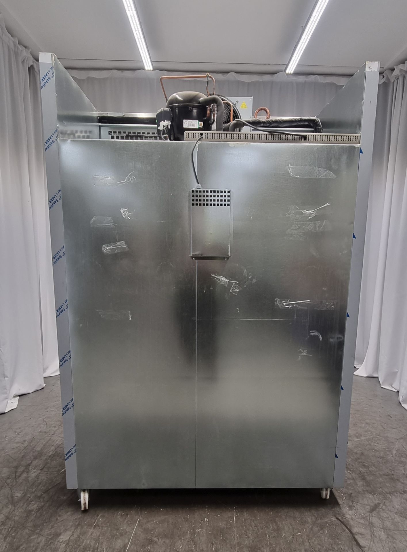 Iceinox VTS 1340 N CR stainless steel upright, double door freezer - Image 11 of 16