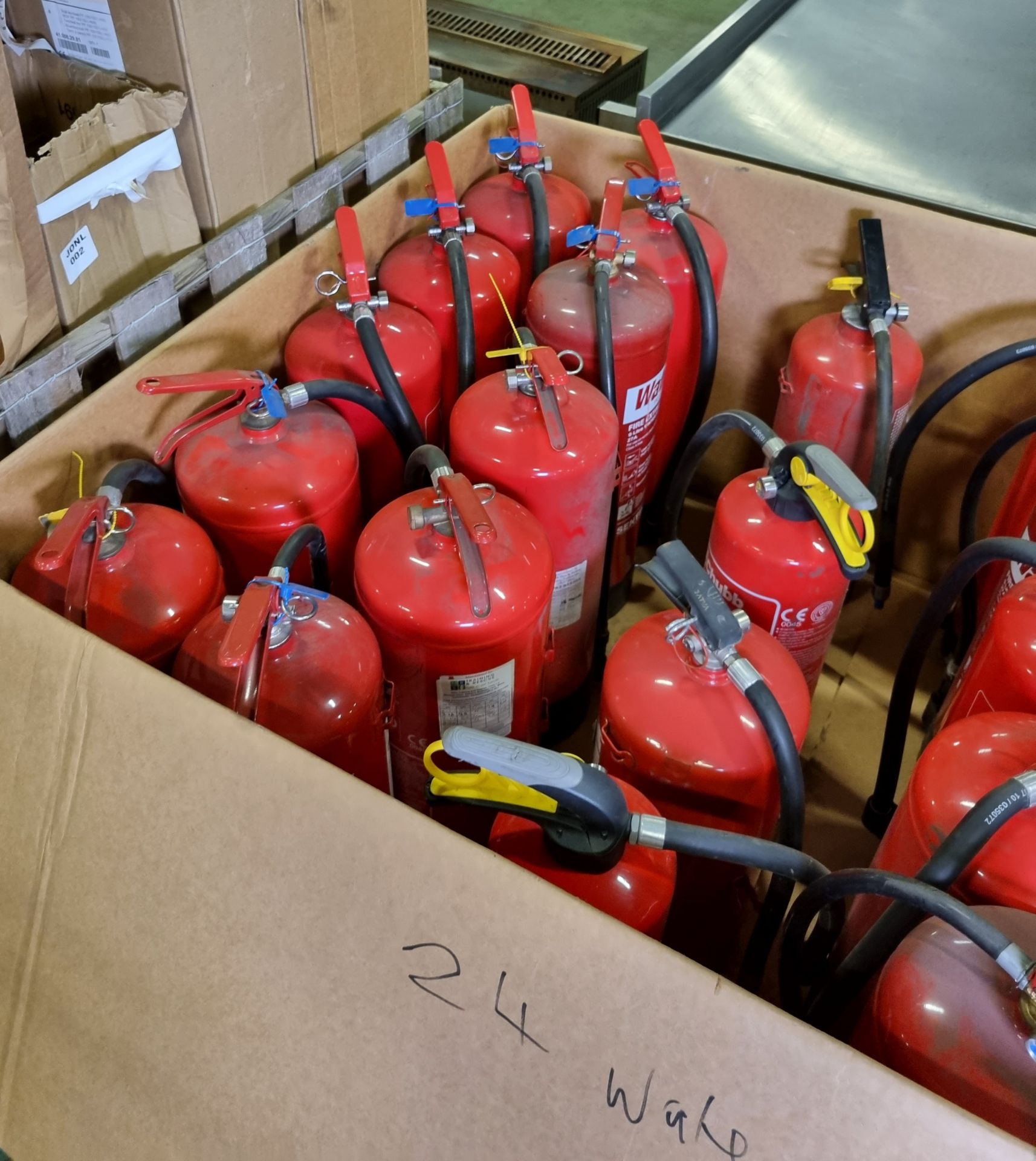 24 x Water fire extinguishers - beyond expiration date, will need checking and retesting - Image 4 of 4