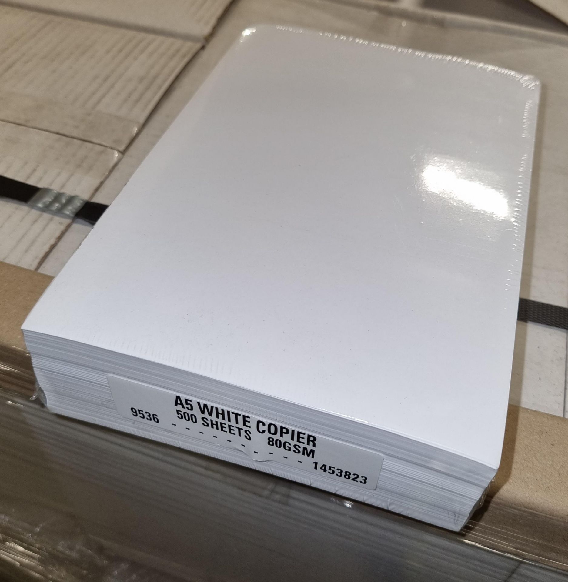 49x boxes of A5 white paper 80gsm 10x500 sheets, A5 white paper 80gsm 10x500 sheets - Image 6 of 6