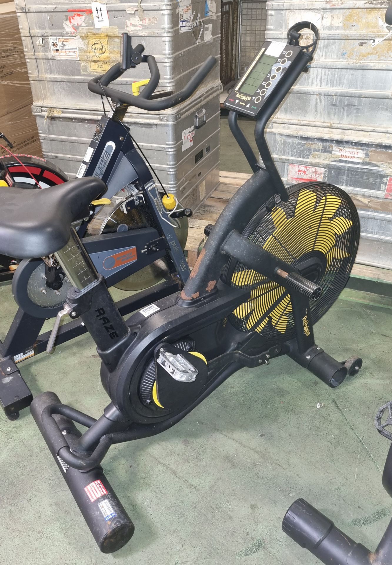 Renegade C2 gym exercise air fan bike - 135L x 80W x 130H cm