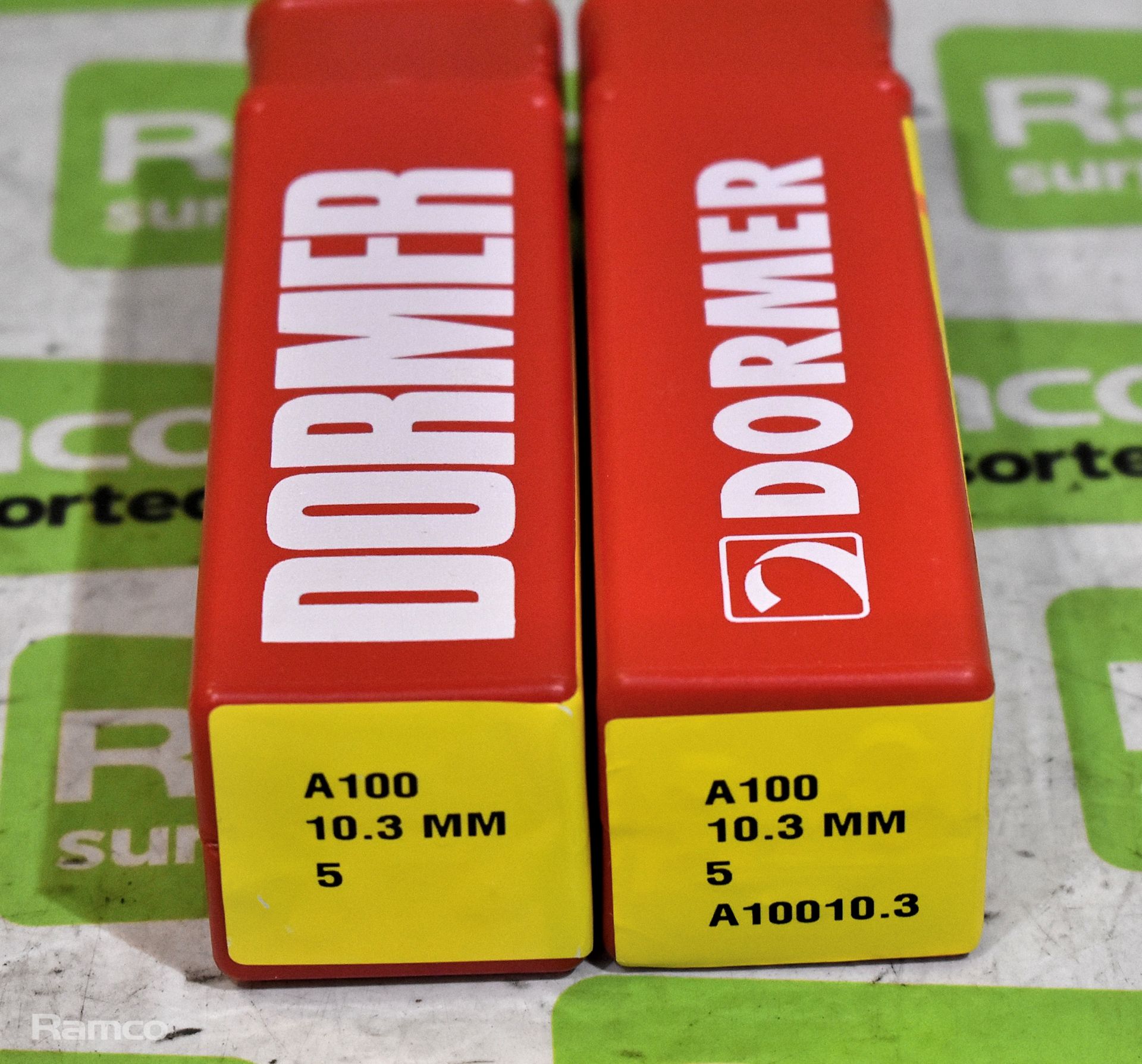 2x packs of Dormer 10.3mm A100 HSS jobber drill bits - 5 per pack - Image 2 of 2