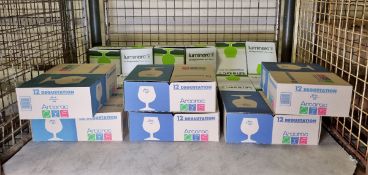 Wine Glasses - Arcoroc & Luminarc - 25cl glasses, 12 boxes (12 Per box)