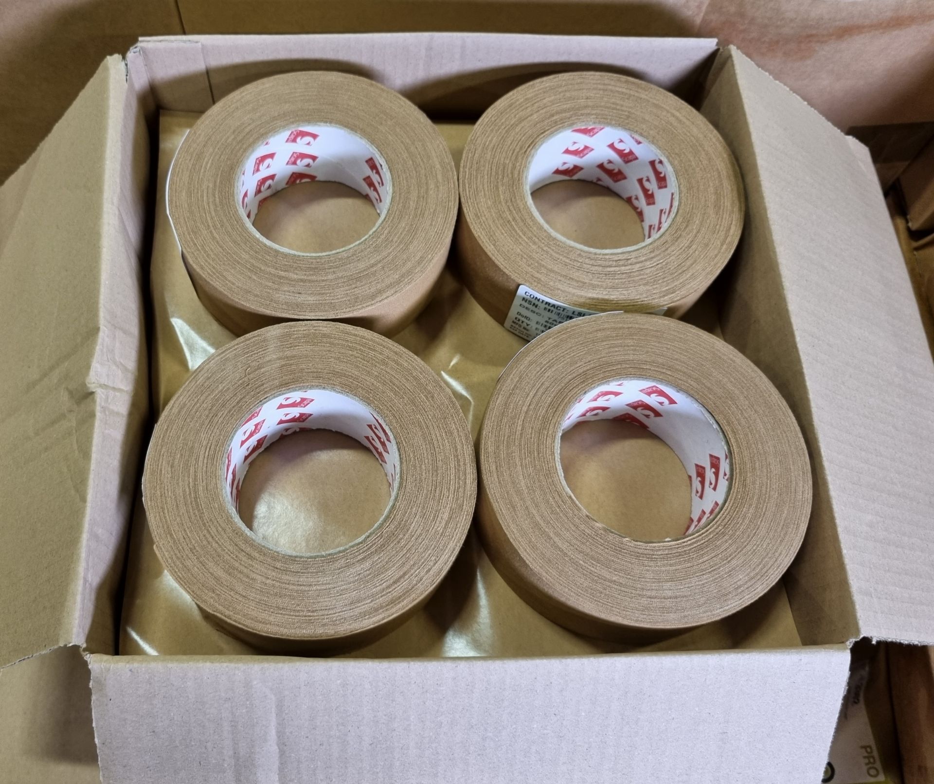 27x boxes of Scapa Buff tan linen tape - 16 per box - Image 4 of 4