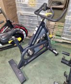 Pulse Fitness 225G Group Cycle Special Edition gym exercise bike - 130 L x 80W x 135H cm