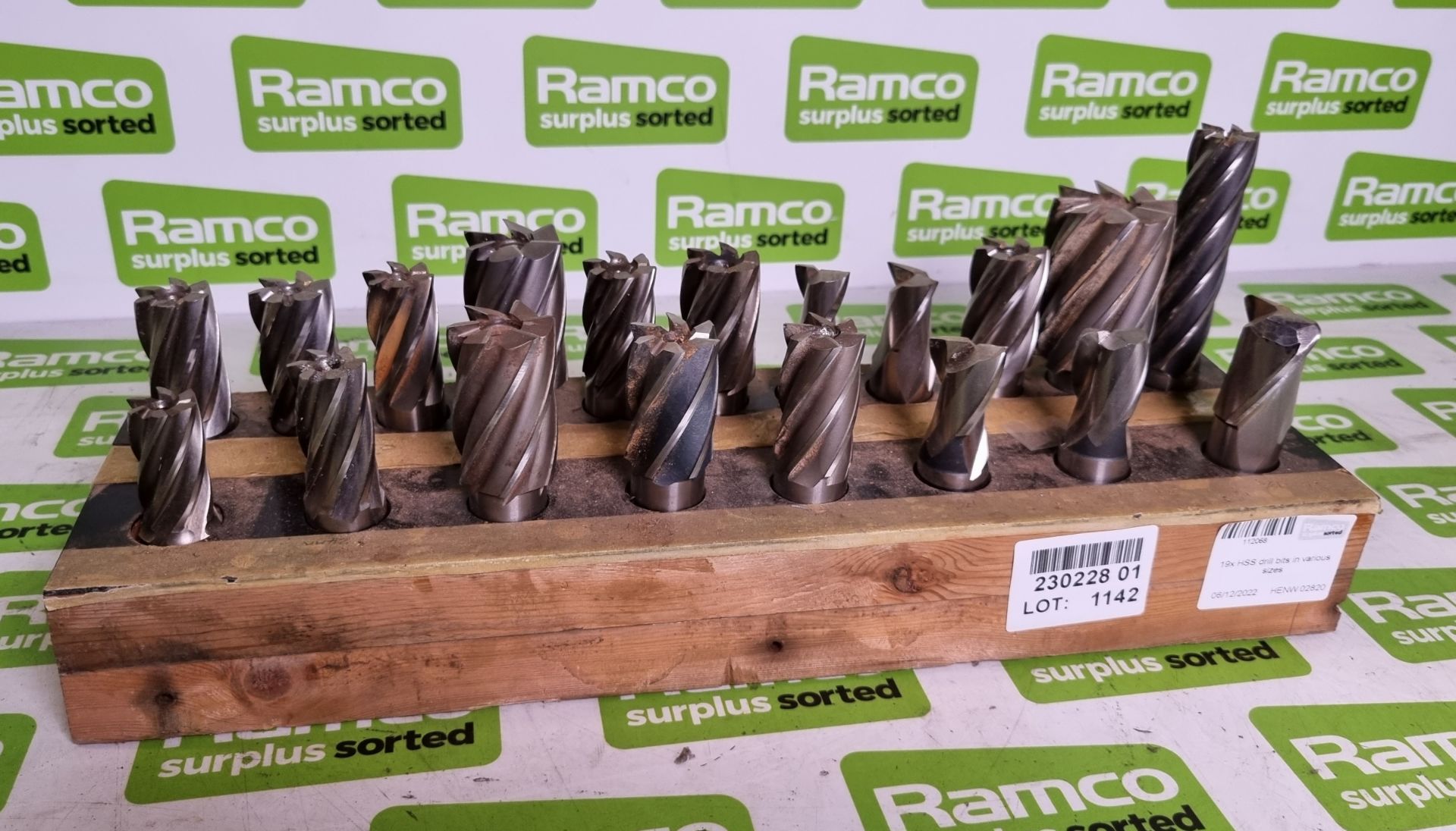 19x HSS drill bits in various sizes - Image 3 of 3