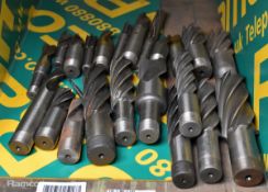 22x HSS drill bits in various sizes