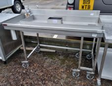 Corsair stainless steel mobile sink unit