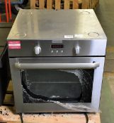 Electrolux ECF4E3KW electric convection oven (broken front window as seen in pictures)