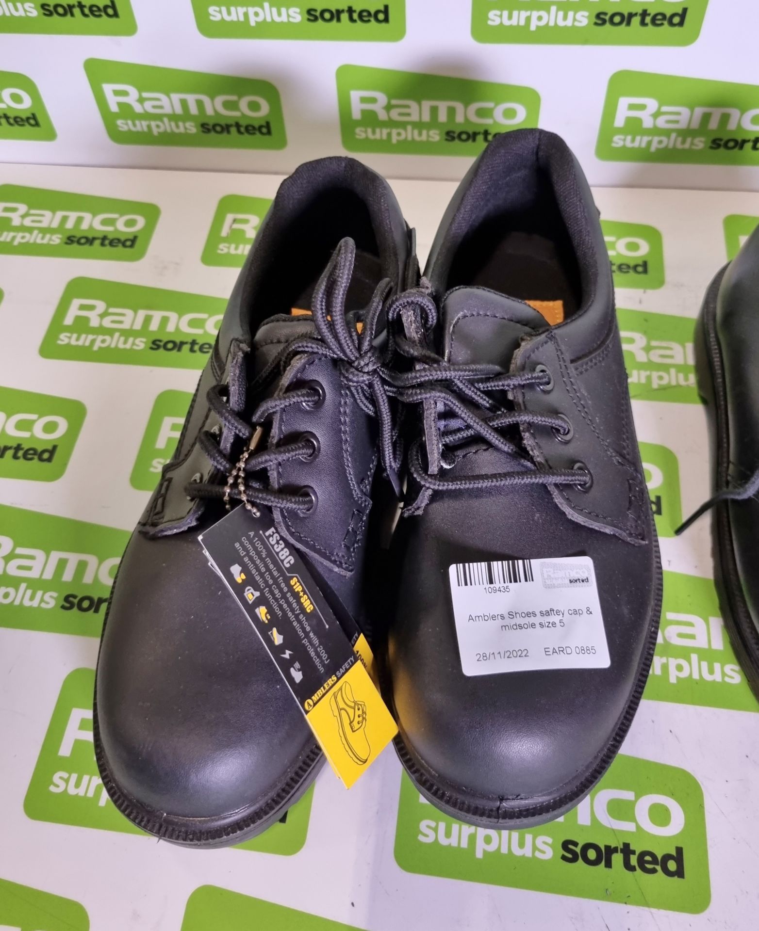 Goliath Footwear safety shoes size 6, Goliath Footwear safety shoes size 5, Amblers Shoes safety - Image 5 of 5